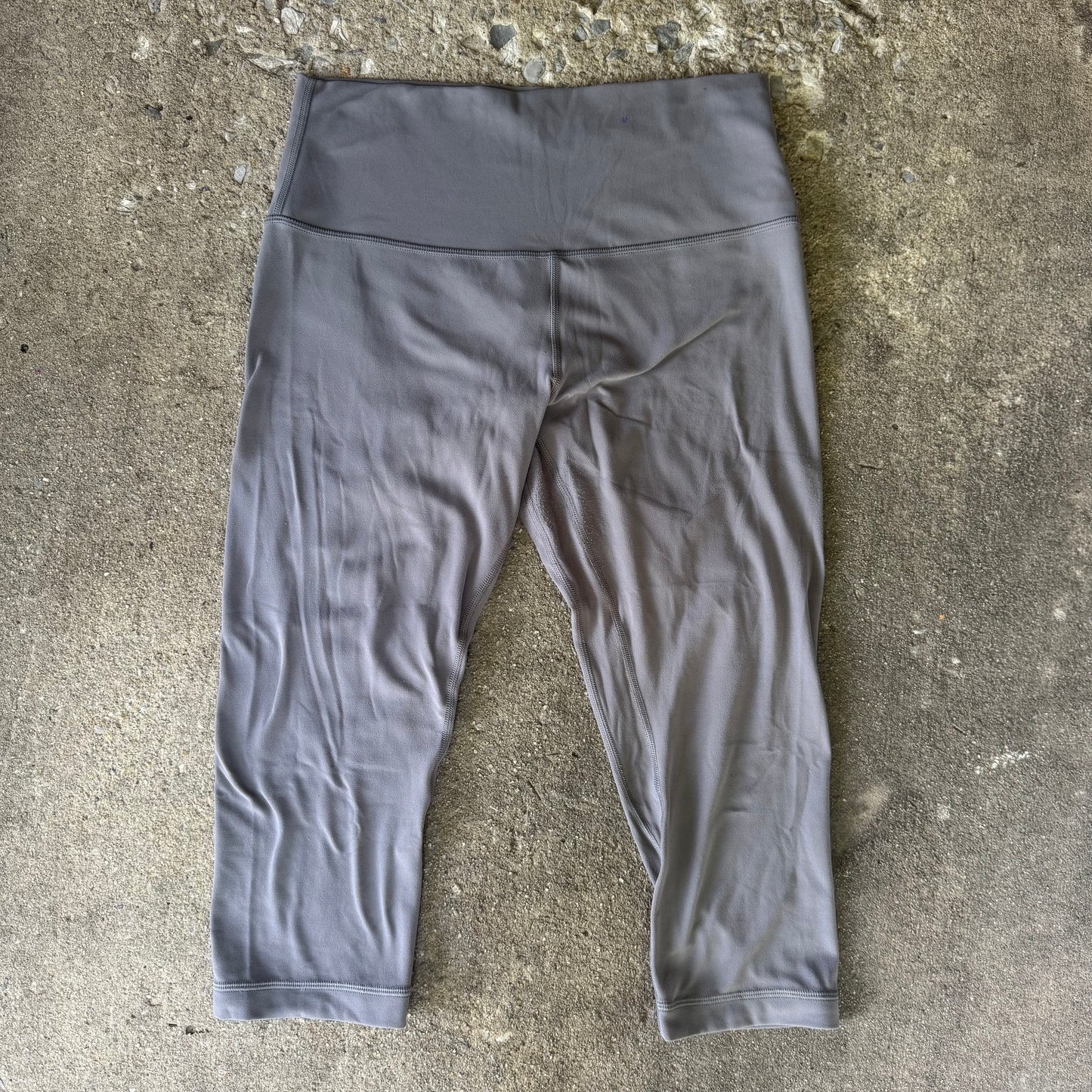 Grey Lululemon Align Crop Leggings 21”