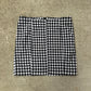 Free People Checkered Skirt