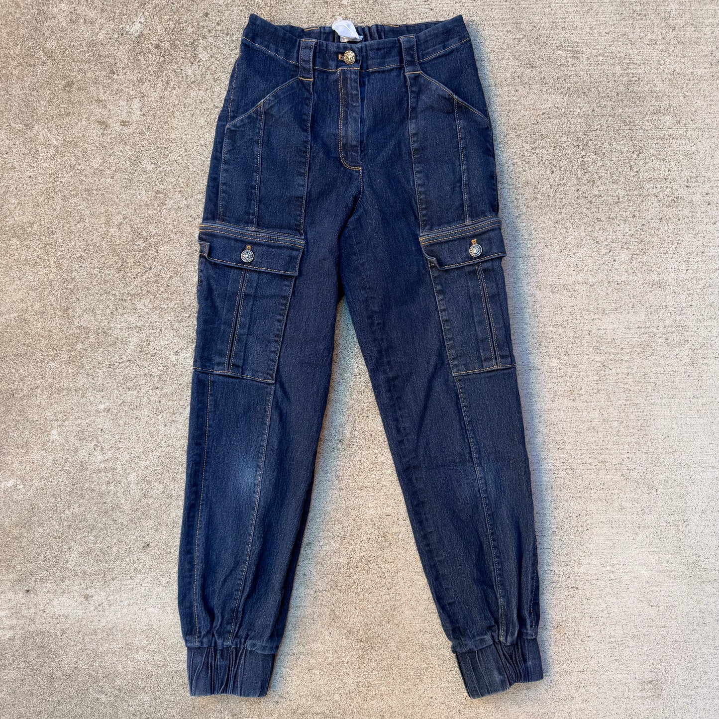 Cinq à Sept Kelly Denim Cargo Pants