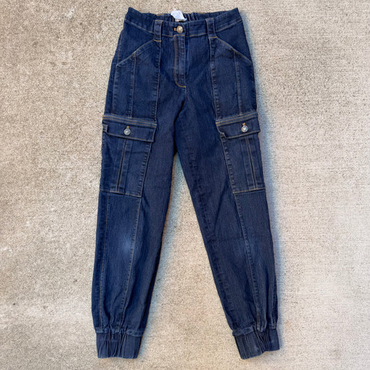 Cinq à Sept Kelly Denim Cargo Pants