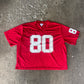 Cropped Jersey Mesh T-Shirt