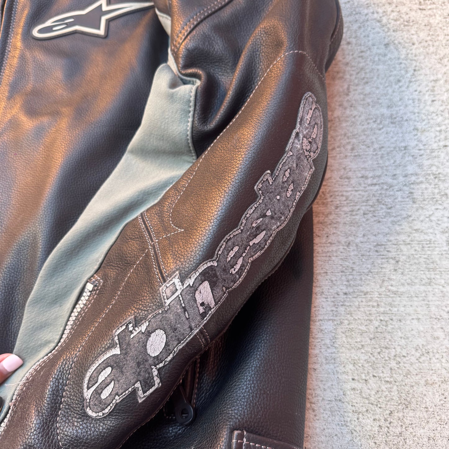 Alpinestars Leather Padded Jacket