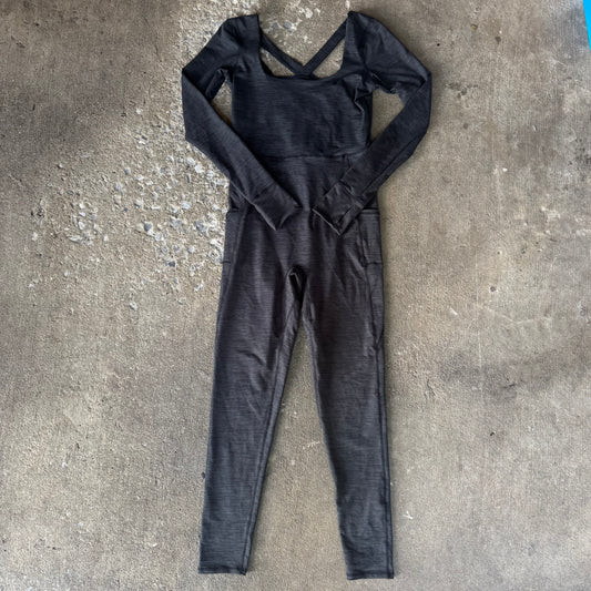 Free People Relieve Crossback Jumpsuit Long Sleeve