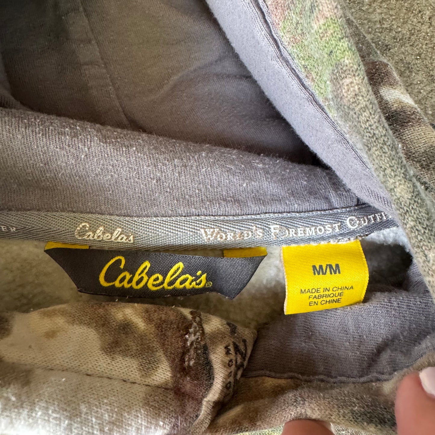 Camo Cabela’s Hoodie