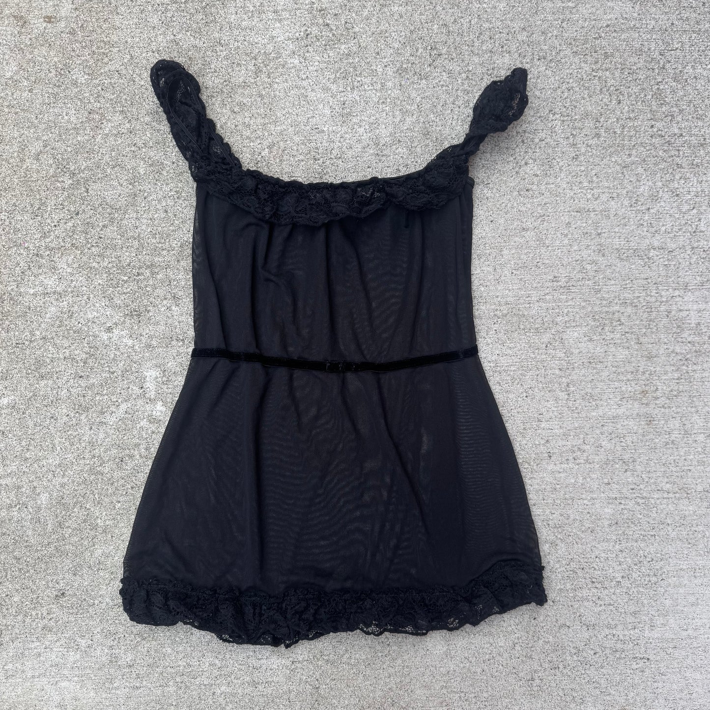Y2K Mesh Top