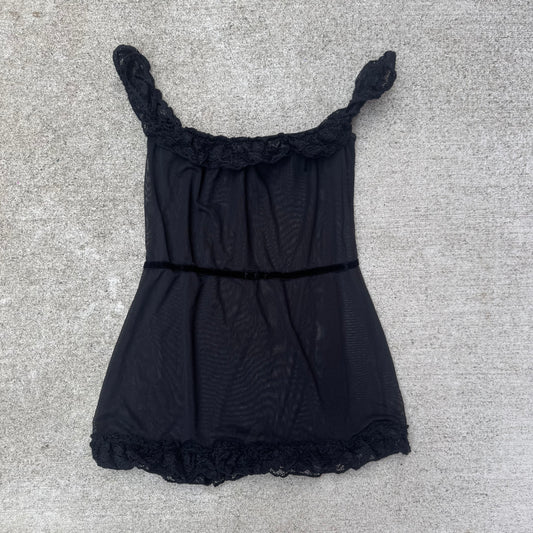 Y2K Mesh Top