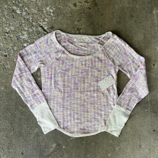 Free People Space Out Long Sleeve Knit Top