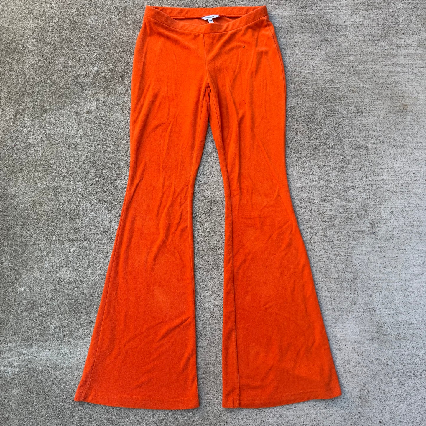 Y2K Juicy Couture Rhinestone Terrycloth Flared Pants