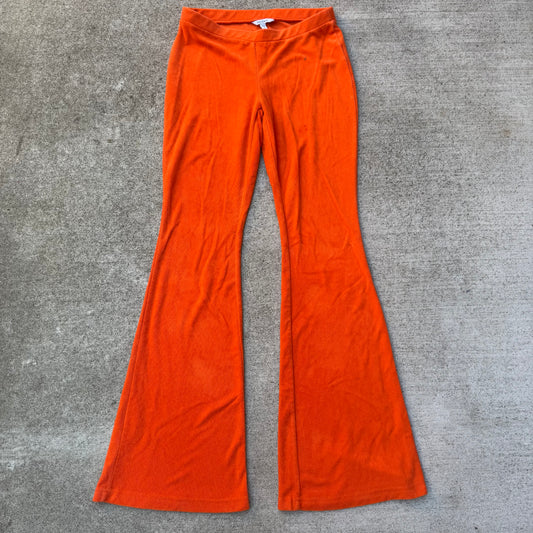 Y2K Juicy Couture Rhinestone Terrycloth Flared Pants