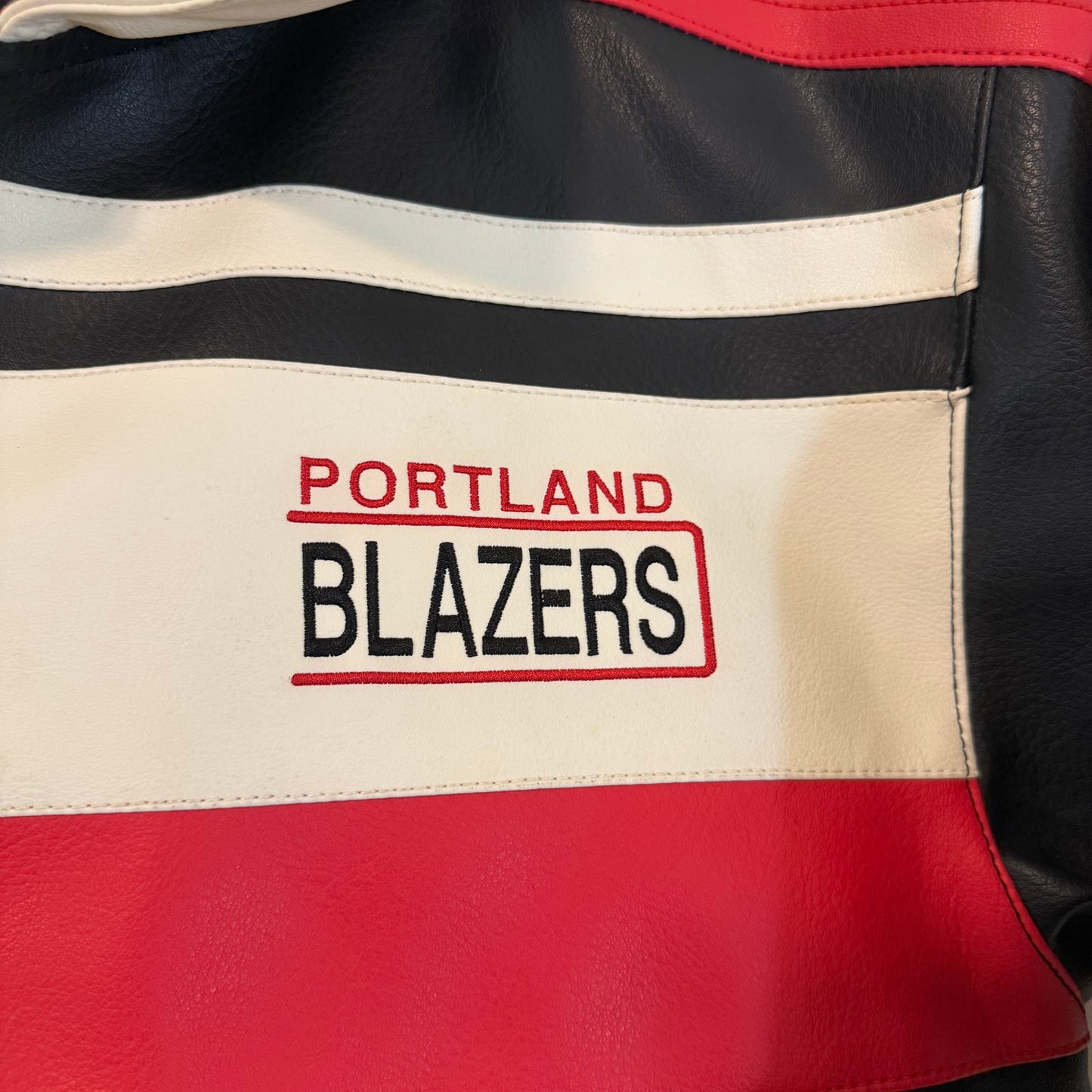 Portland Trail Blazers Leather Jacket