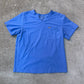 Royal Blue Figs Catarina One-Pocket Scrub Top