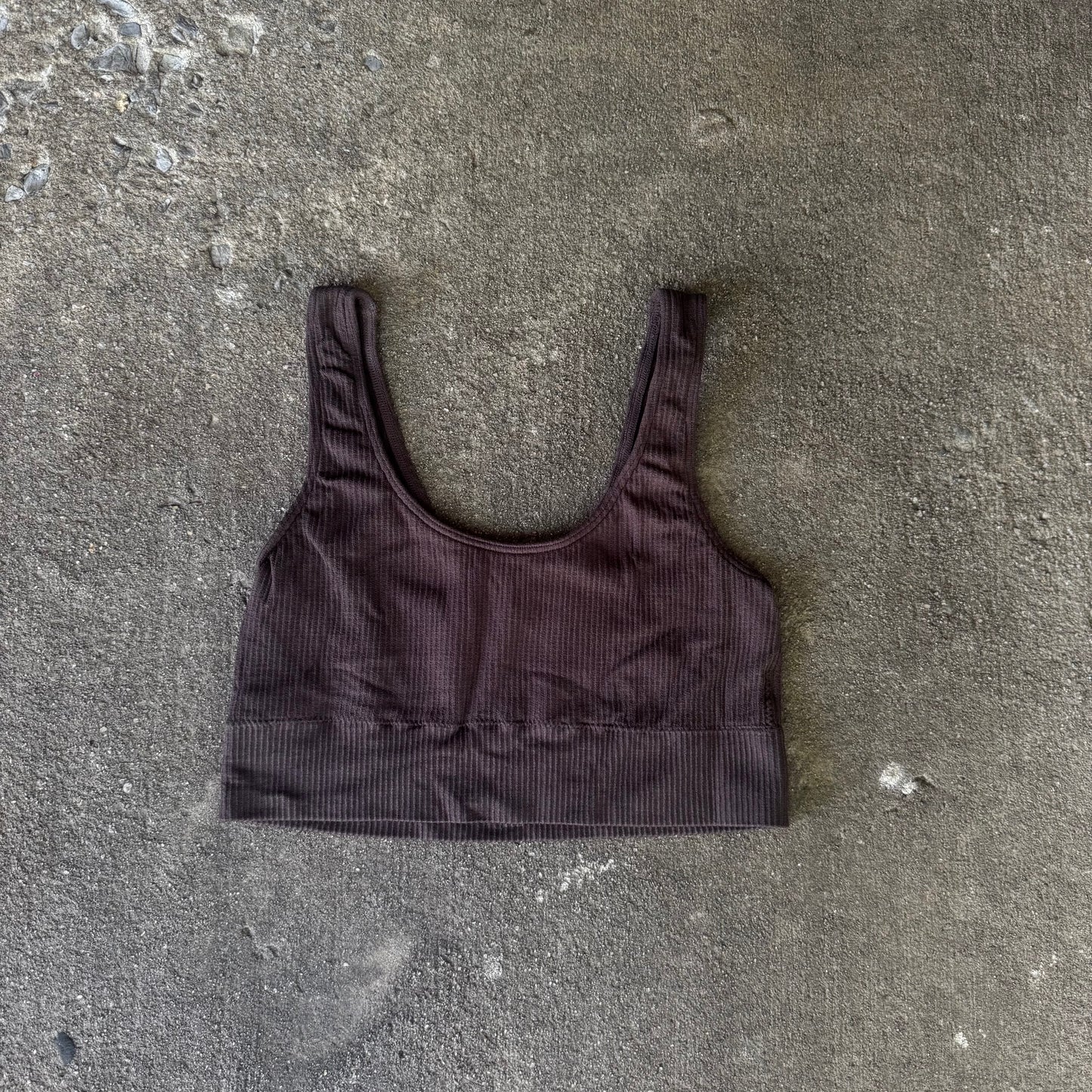 Skims Stretch Rib Scoop Neck Bralette