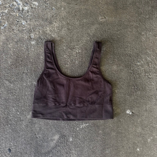 Skims Stretch Rib Scoop Neck Bralette