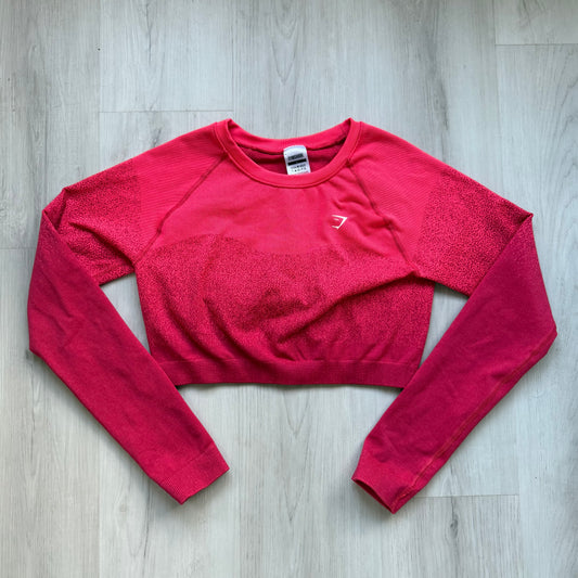 Gymshark Adapt Ombré Seamless Long Sleeve Crop