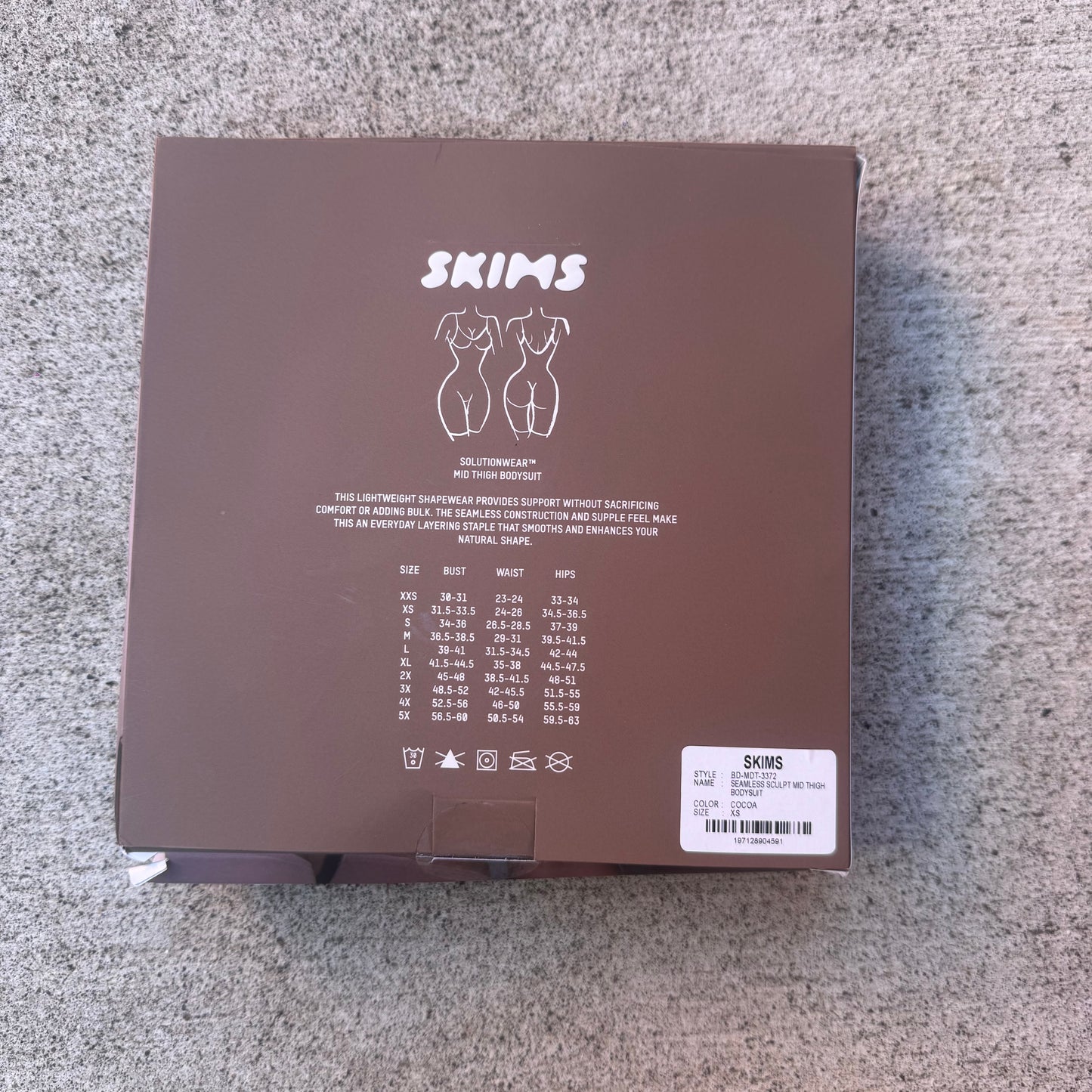 Skims Seamless Sculpt Mid Thigh Bodysuit Cocoa